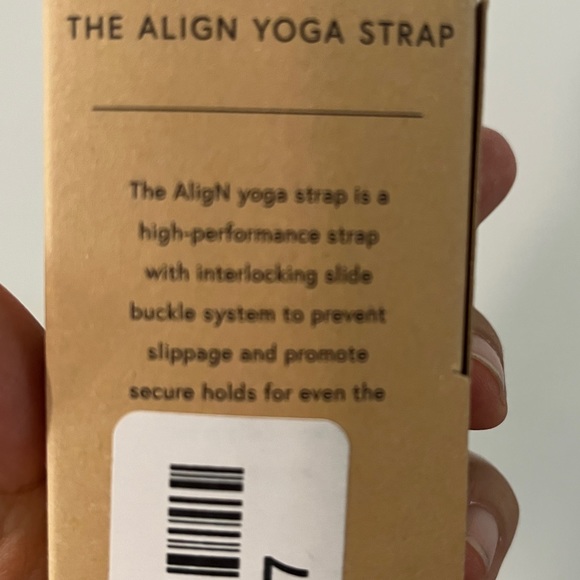 Manduka Align Yoga Strap Stretch Gym Workout Gymnastic Pose Strength Training - Picture 8 of 9